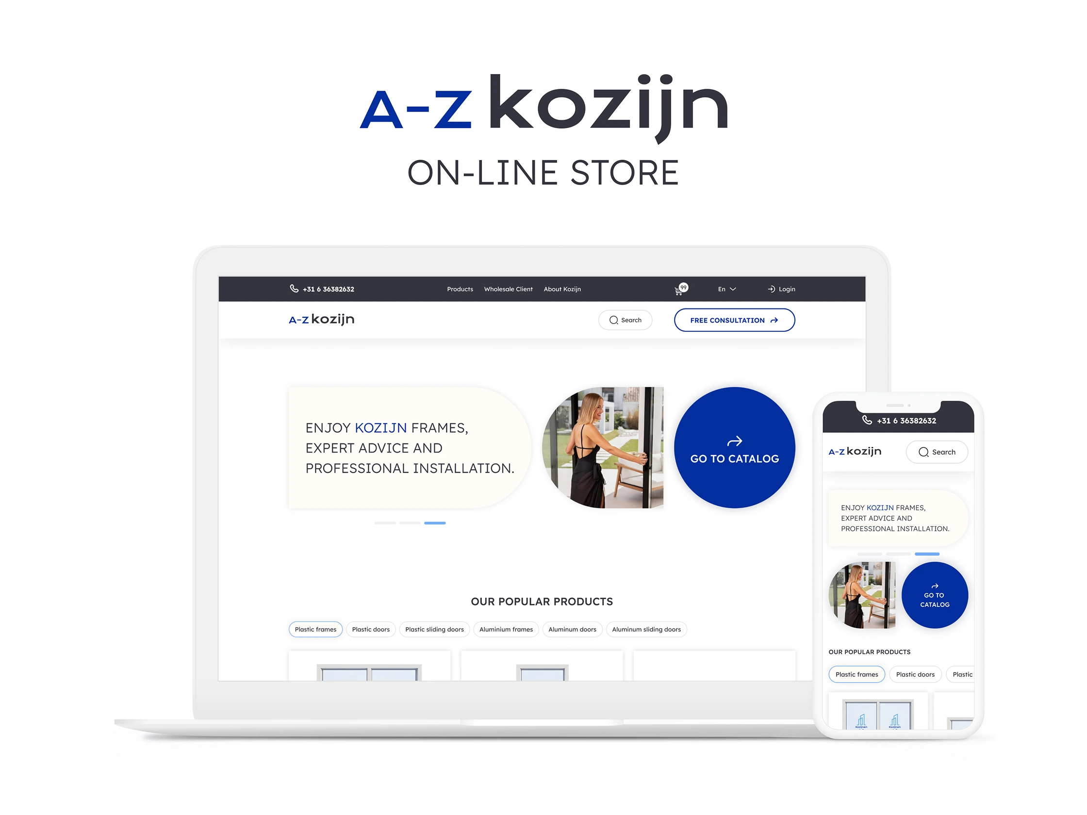 A–Z Kozijn responsive website